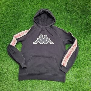 Kappa Cropped Hoodie Small 19x22 Baggy